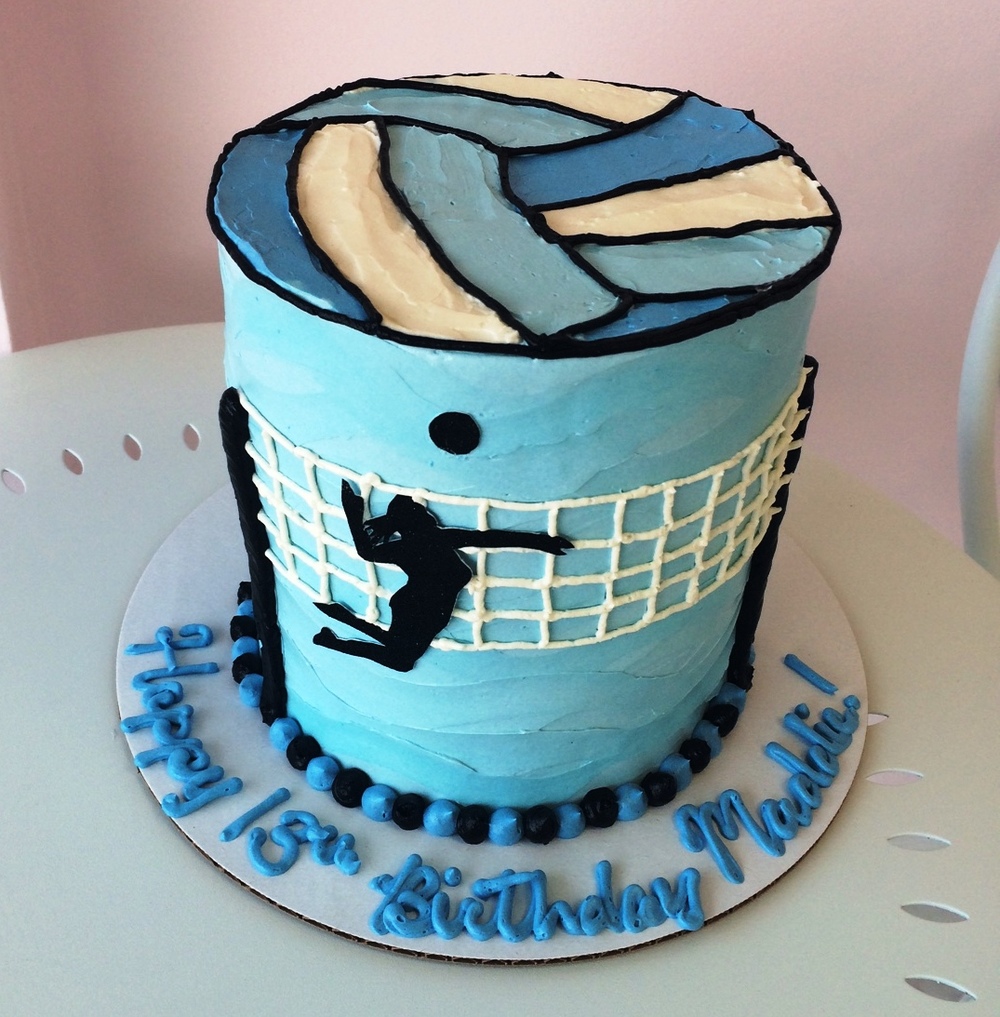 Volleyball Birthday Cake.JPG